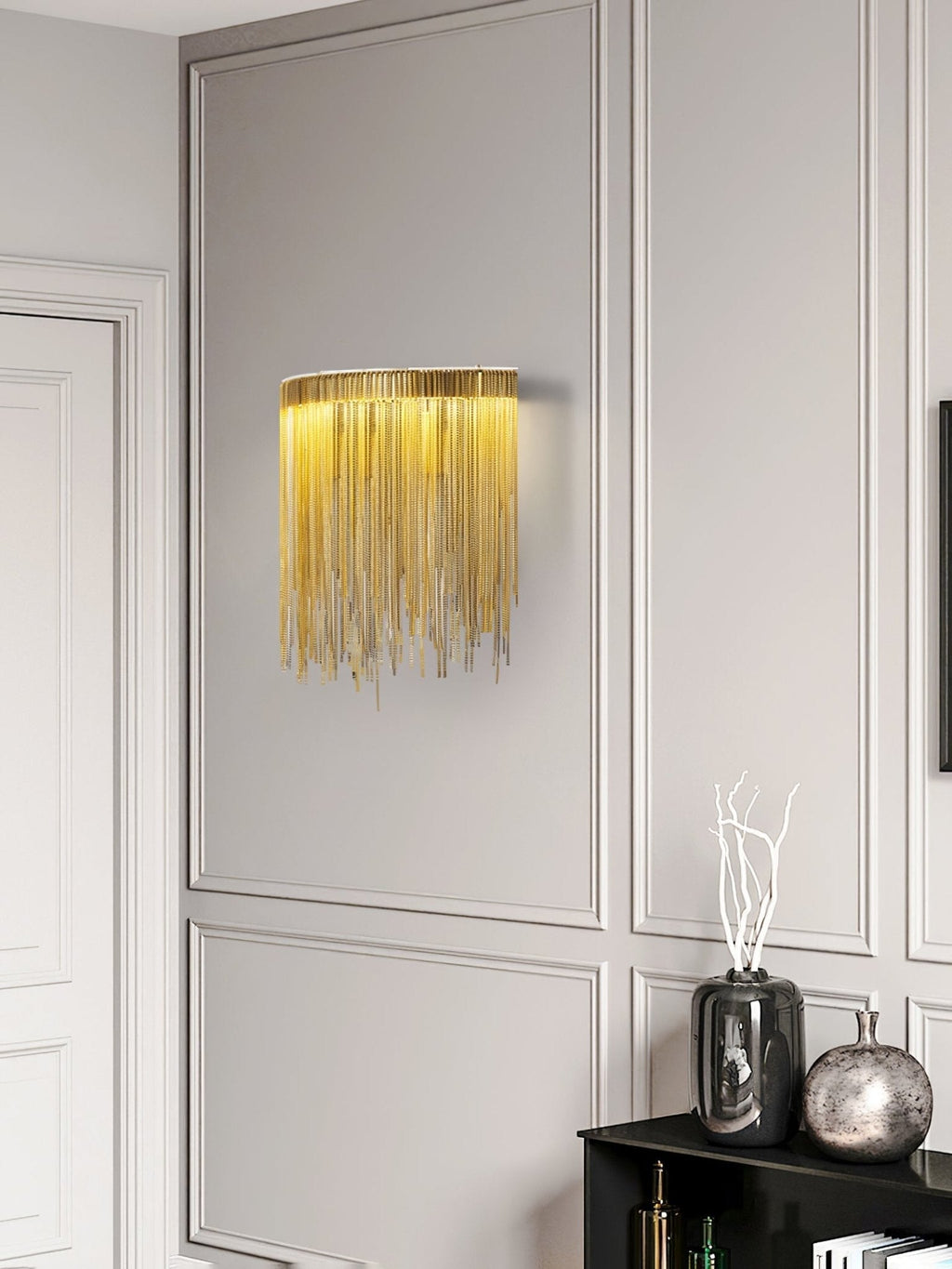 Cryste Applique Murale en Acier Élégante - Neutralighting