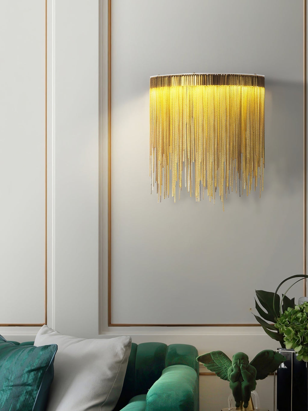 Cryste Applique Murale en Acier Élégante - Neutralighting