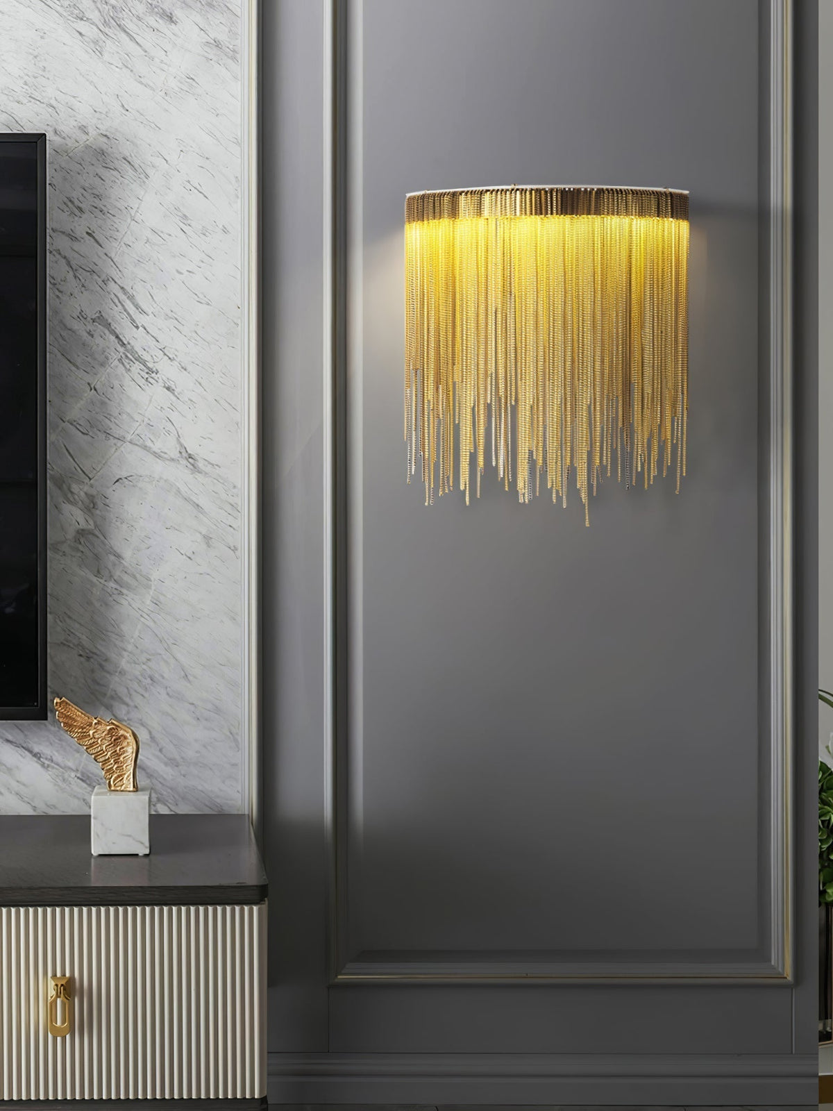 Cryste Applique Murale en Acier Élégante - Neutralighting