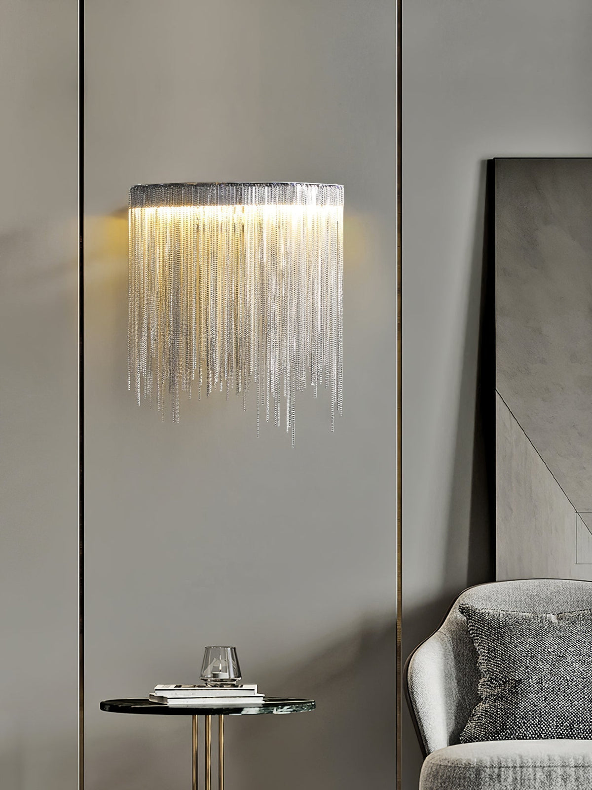 Cryste Applique Murale en Acier Élégante - Neutralighting