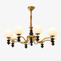 Ordore Chandelier en Bois Vintage Traditionnel - Neutralighting