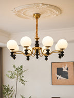 Ordore Chandelier en Bois Vintage Traditionnel - Neutralighting