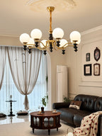 Ordore Chandelier en Bois Vintage Traditionnel - Neutralighting
