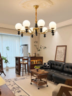 Ordore Chandelier en Bois Vintage Traditionnel - Neutralighting