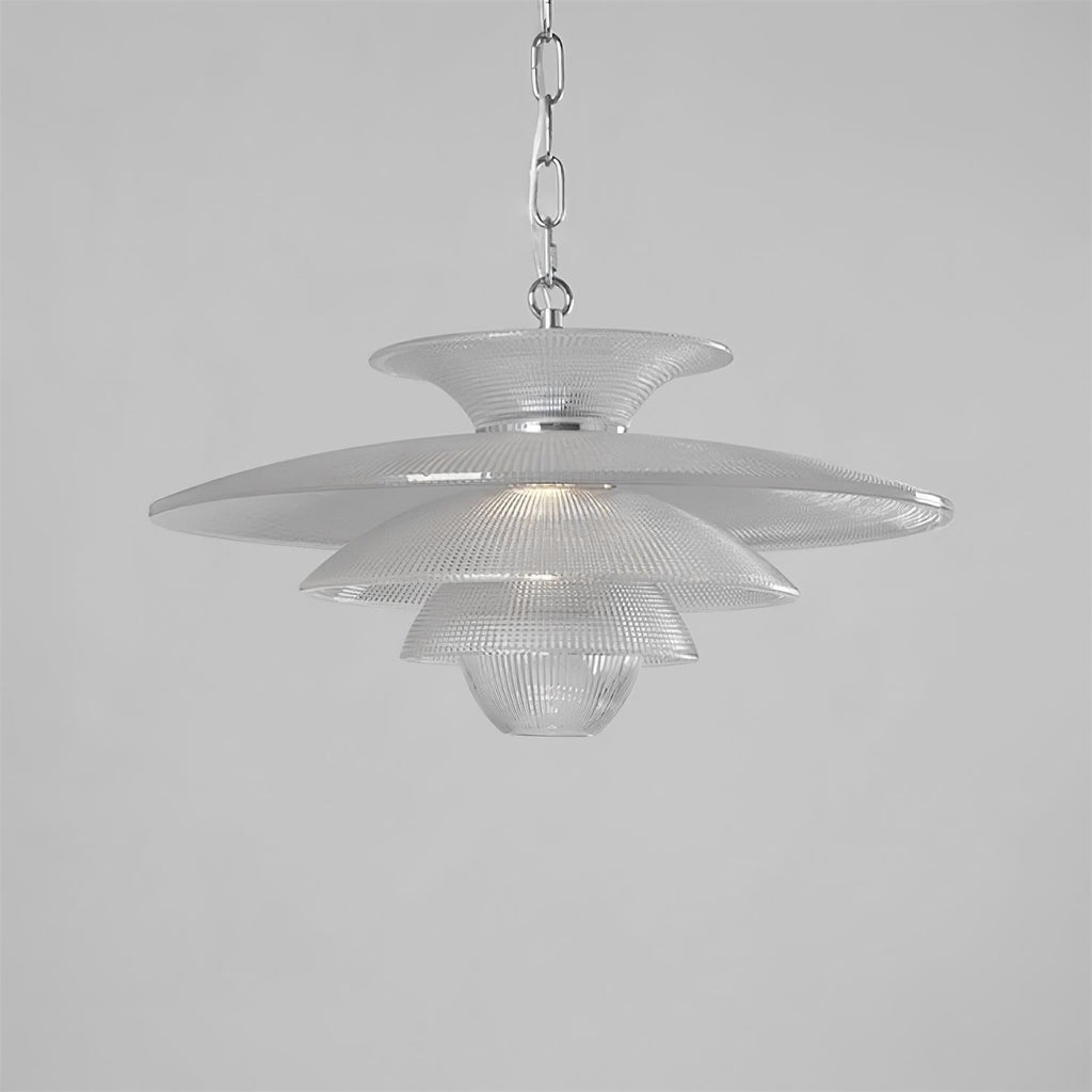 Cadenza Suspension en Verre Chrome Moderne - Neutralighting