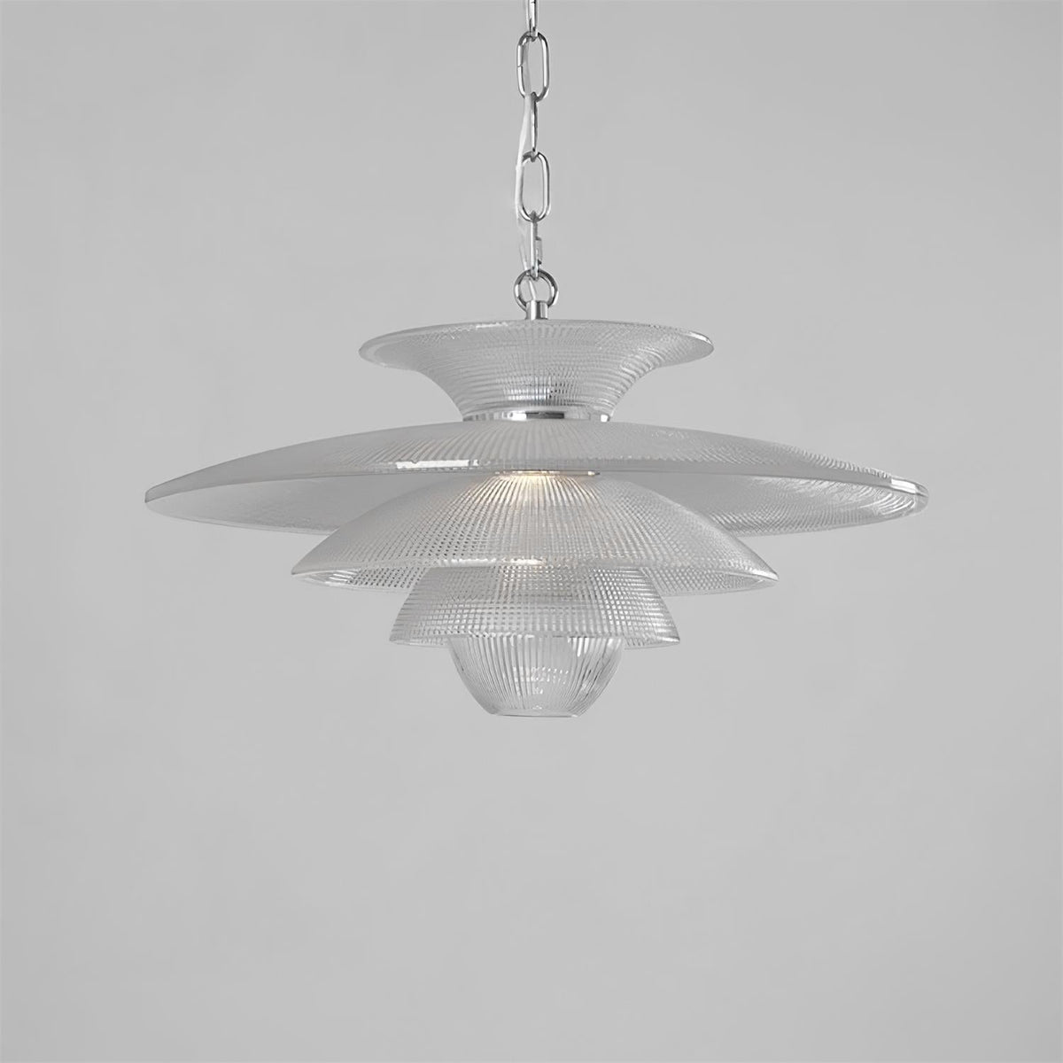 Cadenza Suspension en Verre Chrome Moderne - Neutralighting