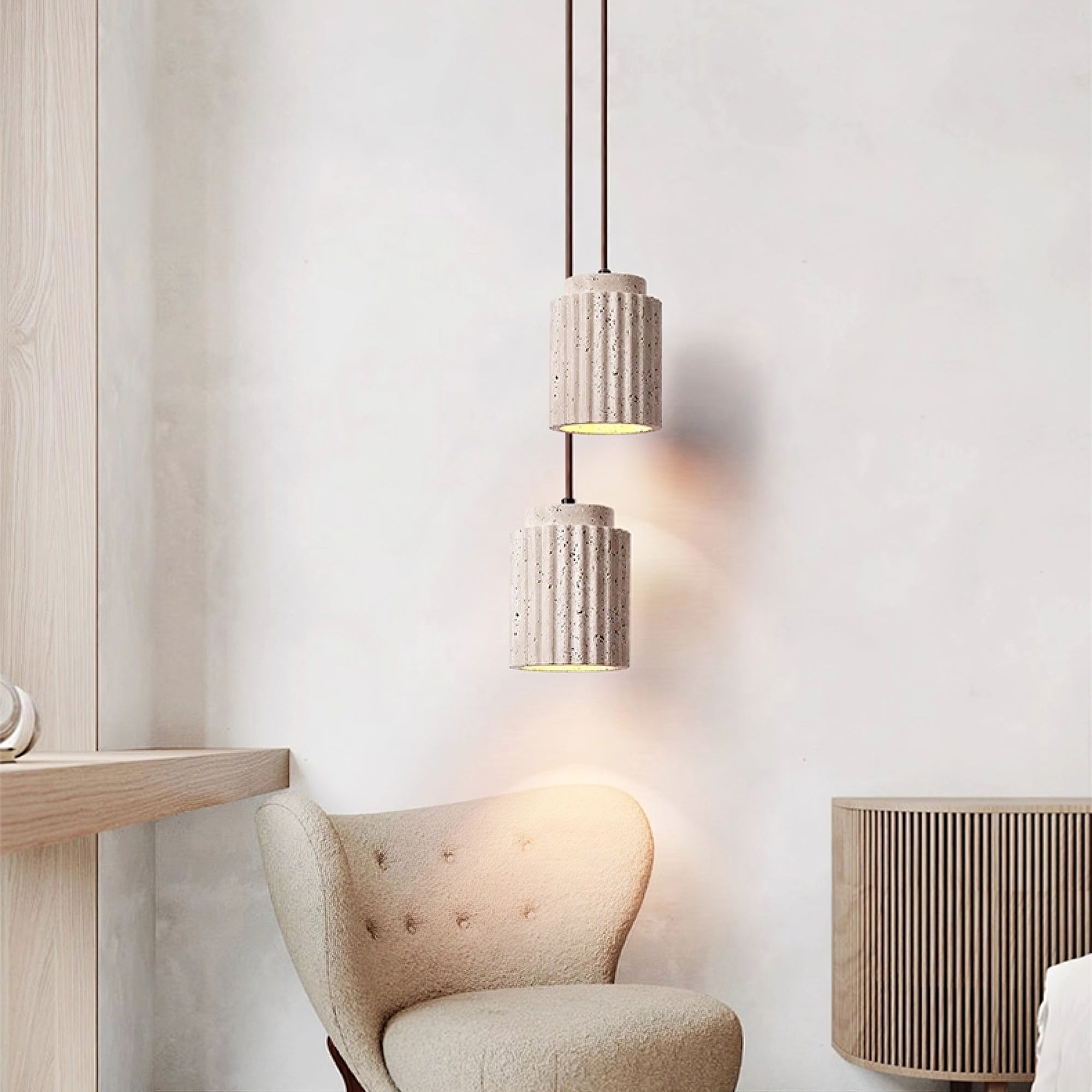 Mysolel Suspension Travertin - Neutralighting