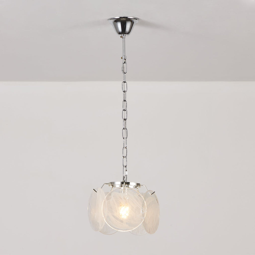 Caelina Lampe Pendante Disques en Verre Tourbillonnants - Neutralighting