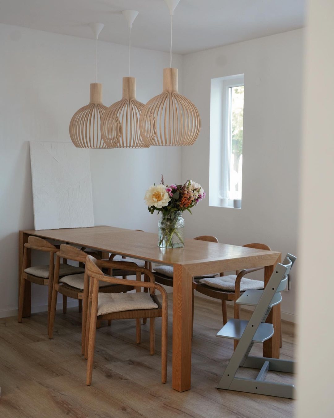 Cage Lampe Suspendue Sculpturale à Cadre Ouvert en Bouleau - Neutralighting