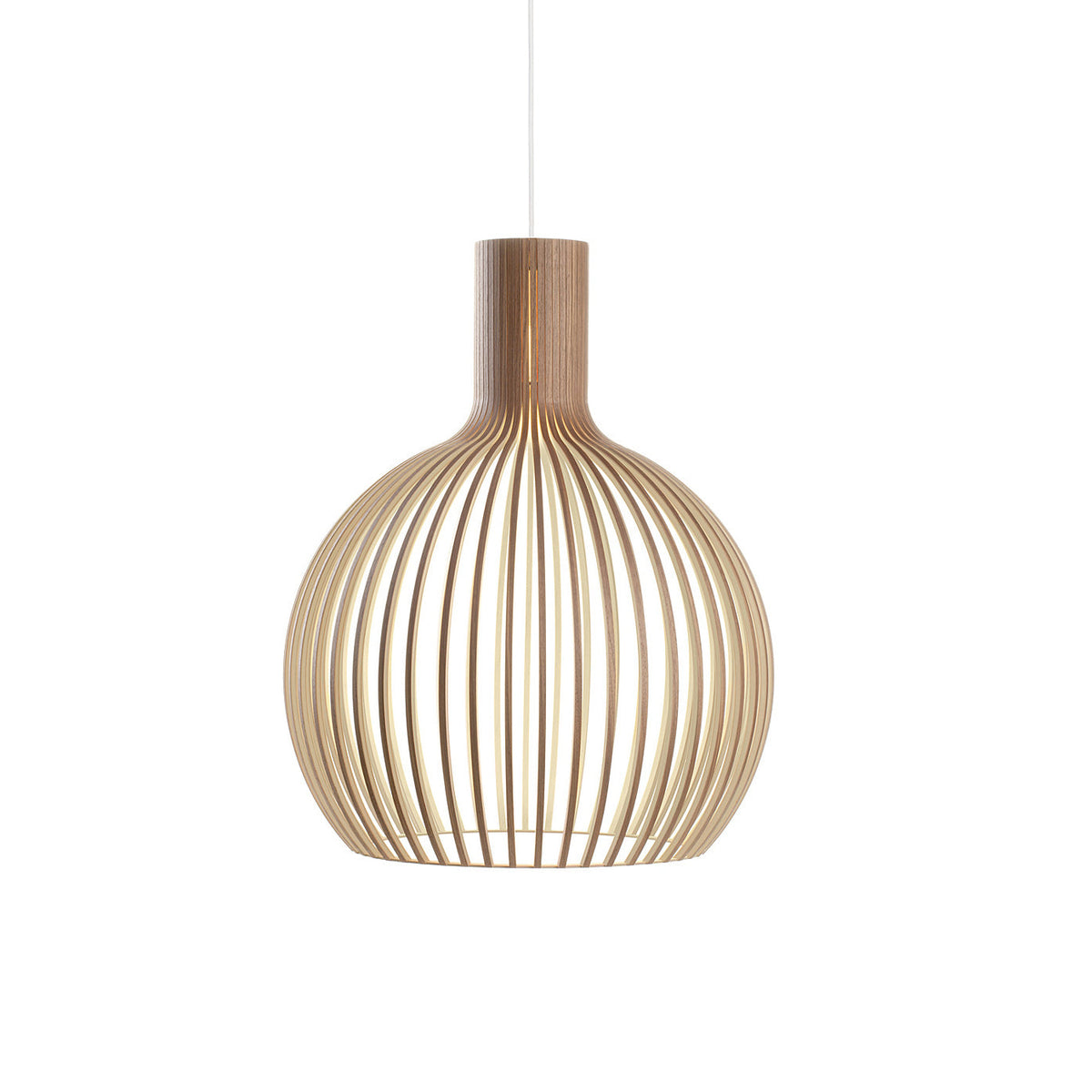 Cage Lampe Suspendue Sculpturale à Cadre Ouvert en Bouleau - Neutralighting