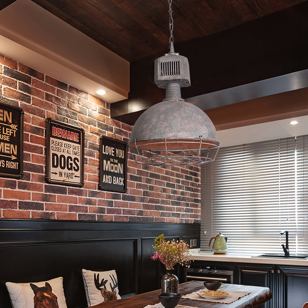 Urbanx Lampe Suspension en Métal Style Industriel Vintage - Neutralighting