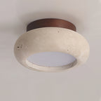 Astra Plafonnier Mini Donut en Travertin - Neutralighting