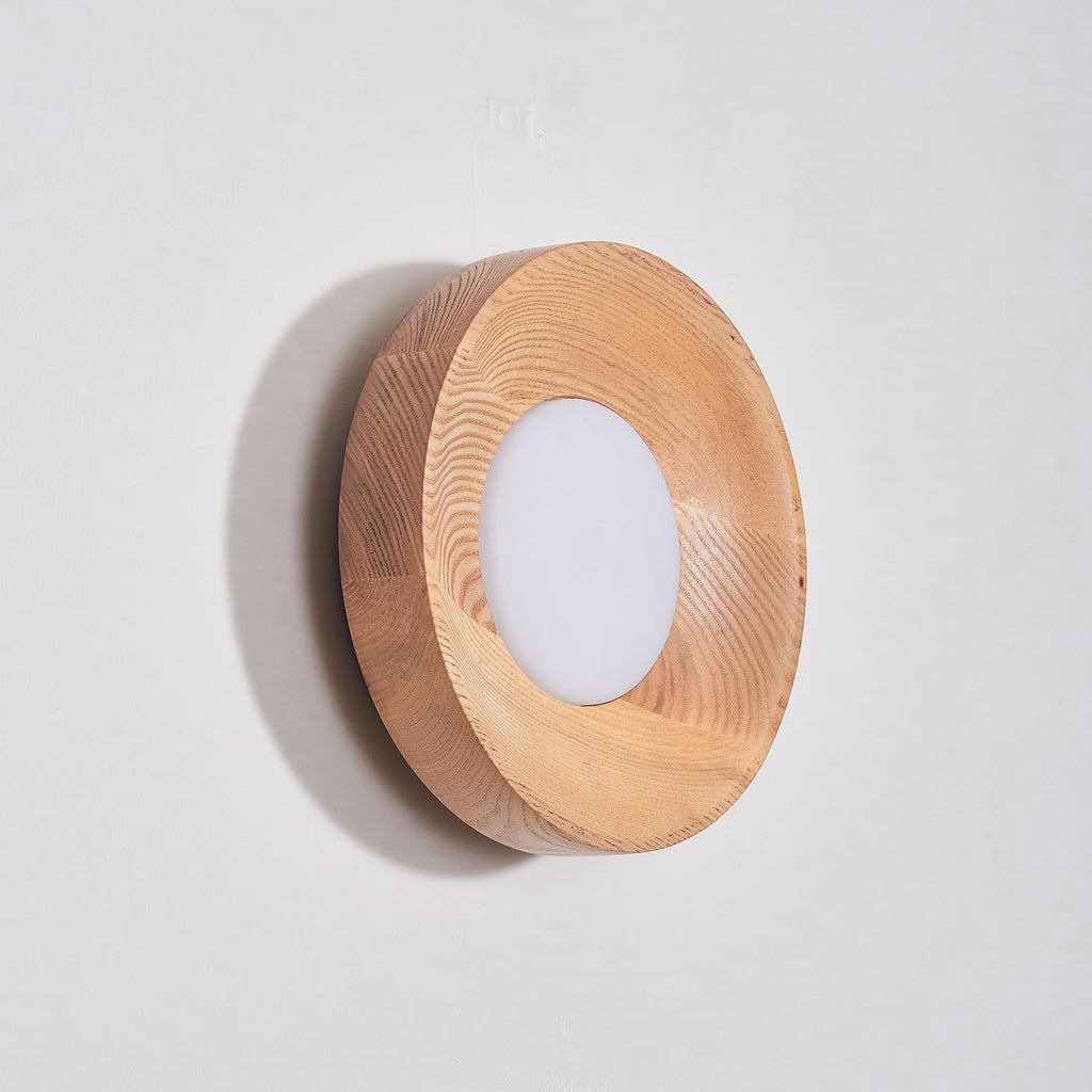 Lustra Lampe Murale Bois de Noyer Acrylique - Neutralighting