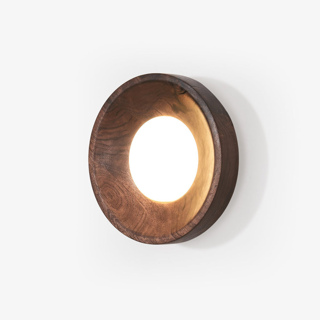 Lustra Lampe Murale Bois de Noyer Acrylique - Neutralighting