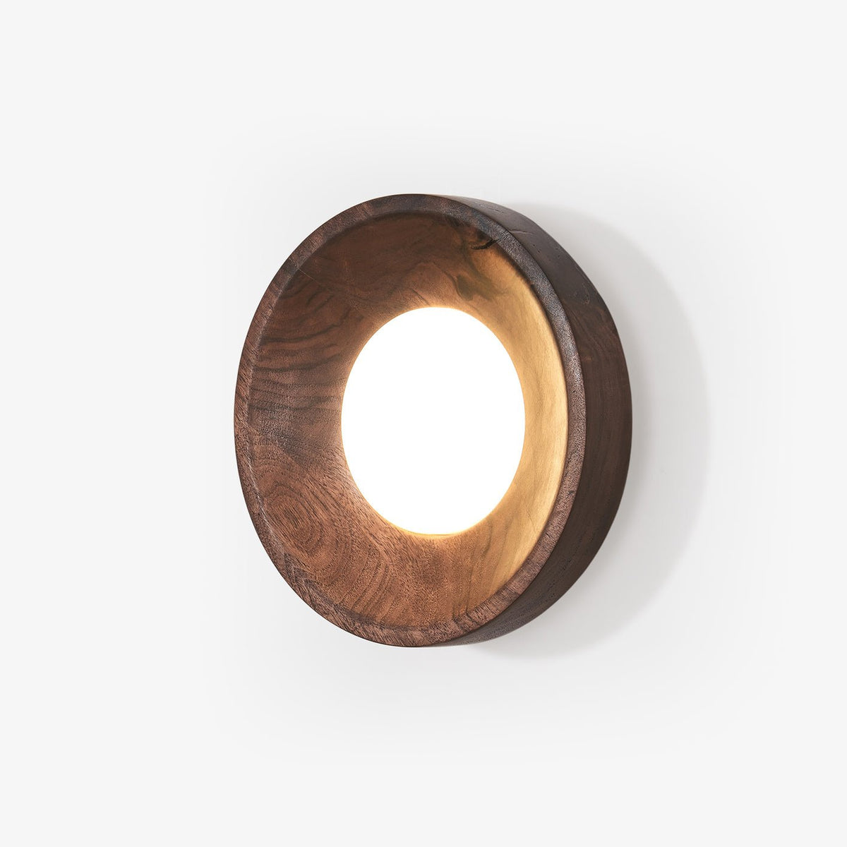 Lustra Lampe Murale Bois de Noyer Acrylique - Neutralighting