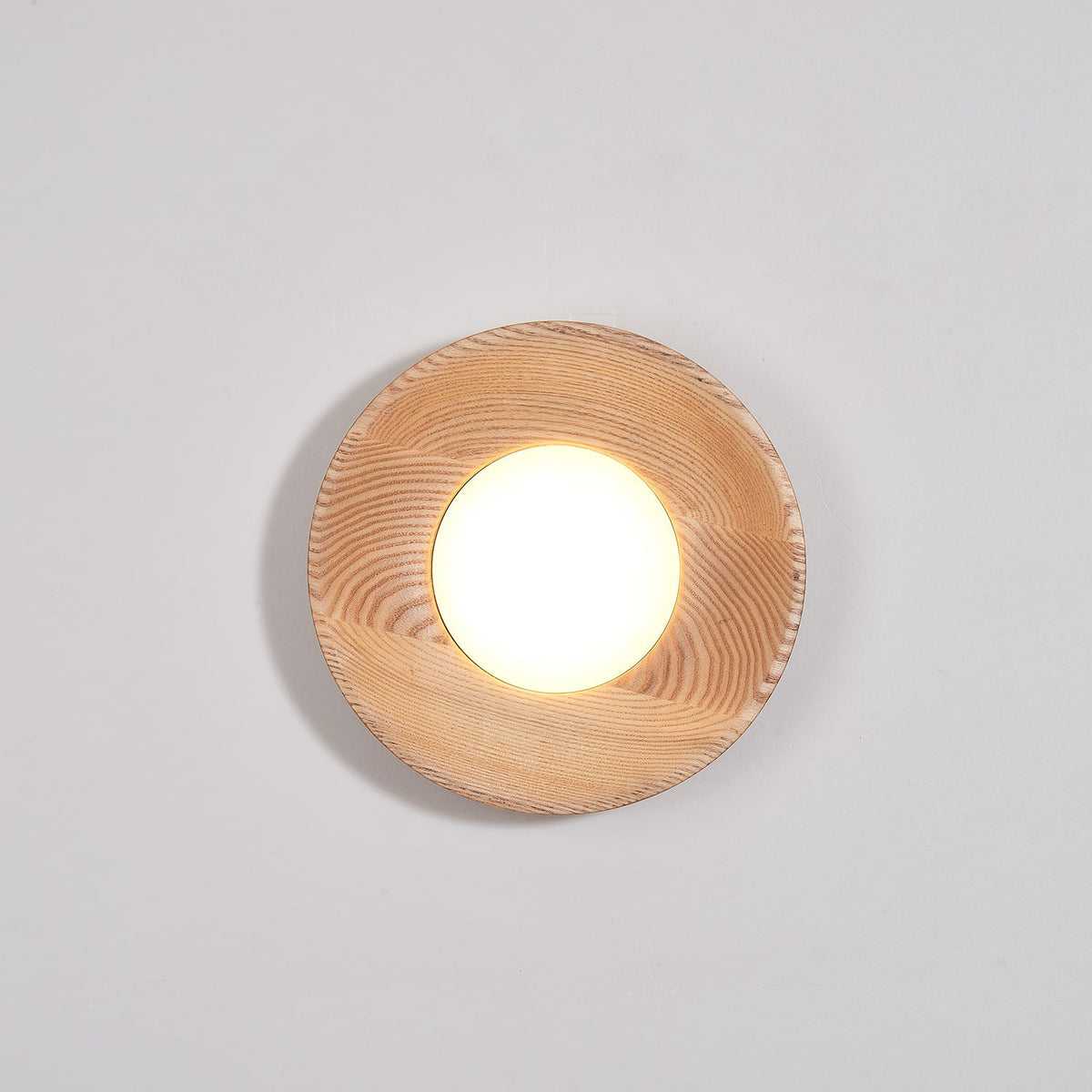 Lustra Lampe Murale Bois de Noyer Acrylique - Neutralighting