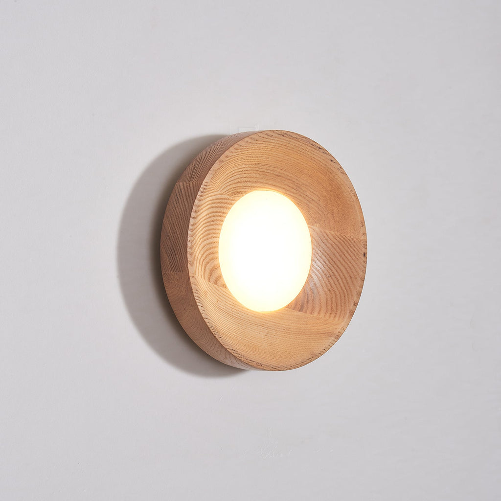 Lustra Lampe Murale Bois de Noyer Acrylique - Neutralighting