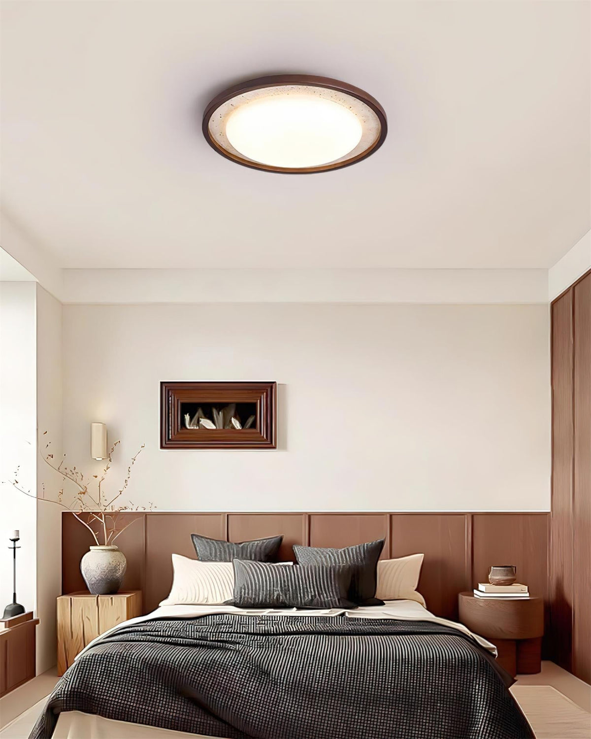 Ritta Lampe Plafonnier Sculpturale Travertin - Neutralighting