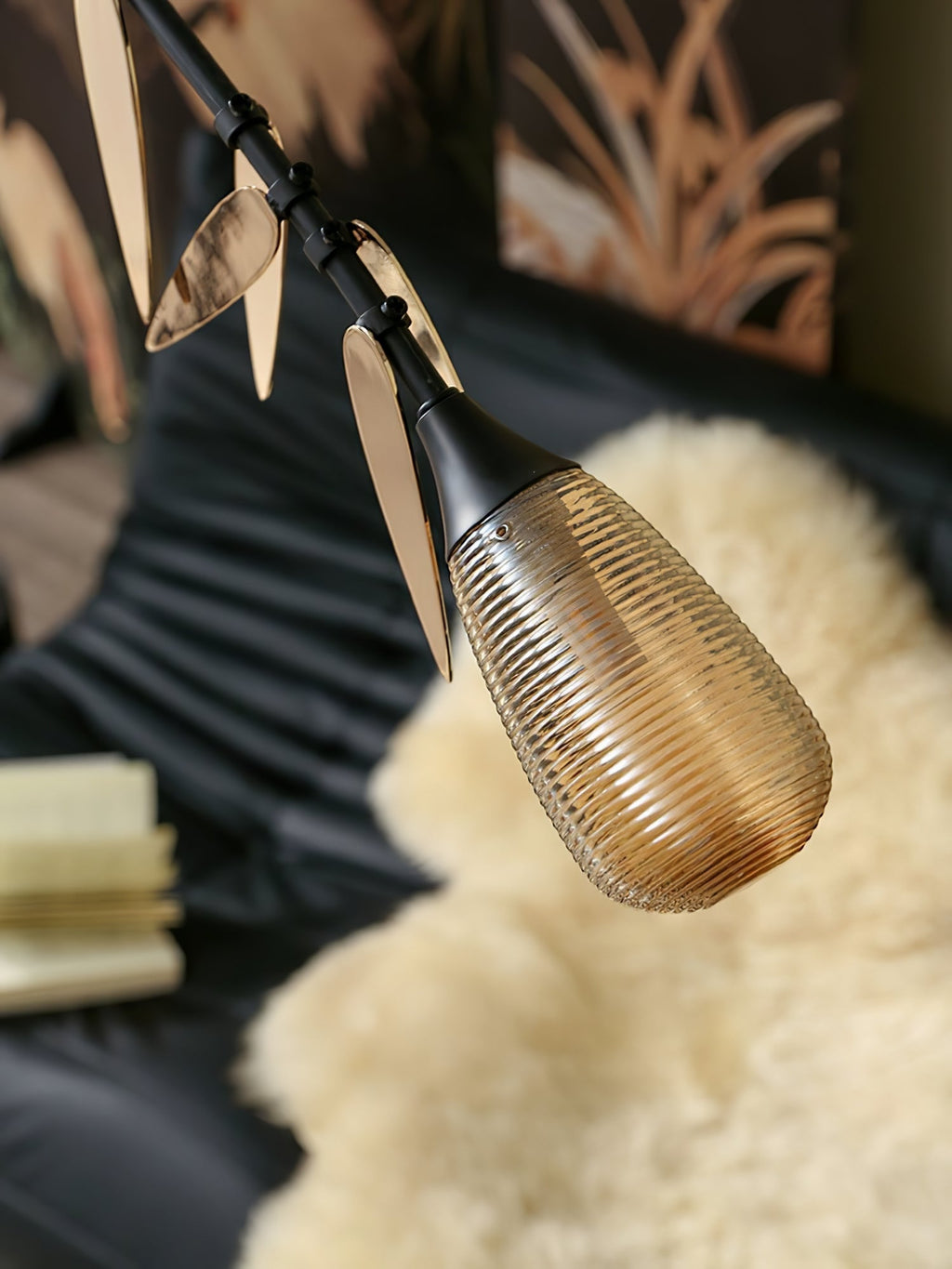 FloraCurv Lampe Pendante Artisanale en Verre - Neutralighting