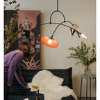 FloraCurv Lampe Pendante Artisanale en Verre - Neutralighting