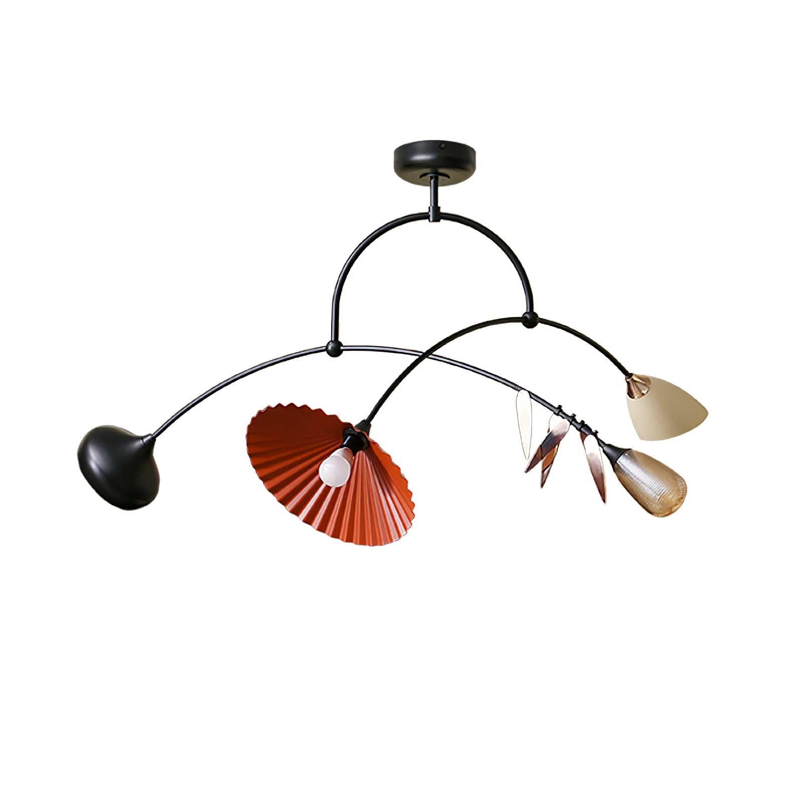 FloraCurv Lampe Pendante Artisanale en Verre - Neutralighting