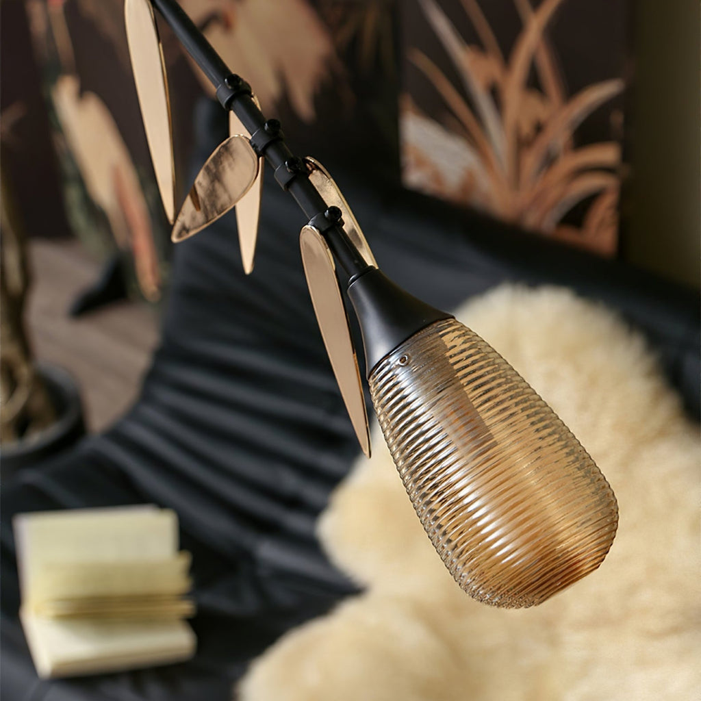 FloraCurv Lampe Pendante Artisanale en Verre - Neutralighting