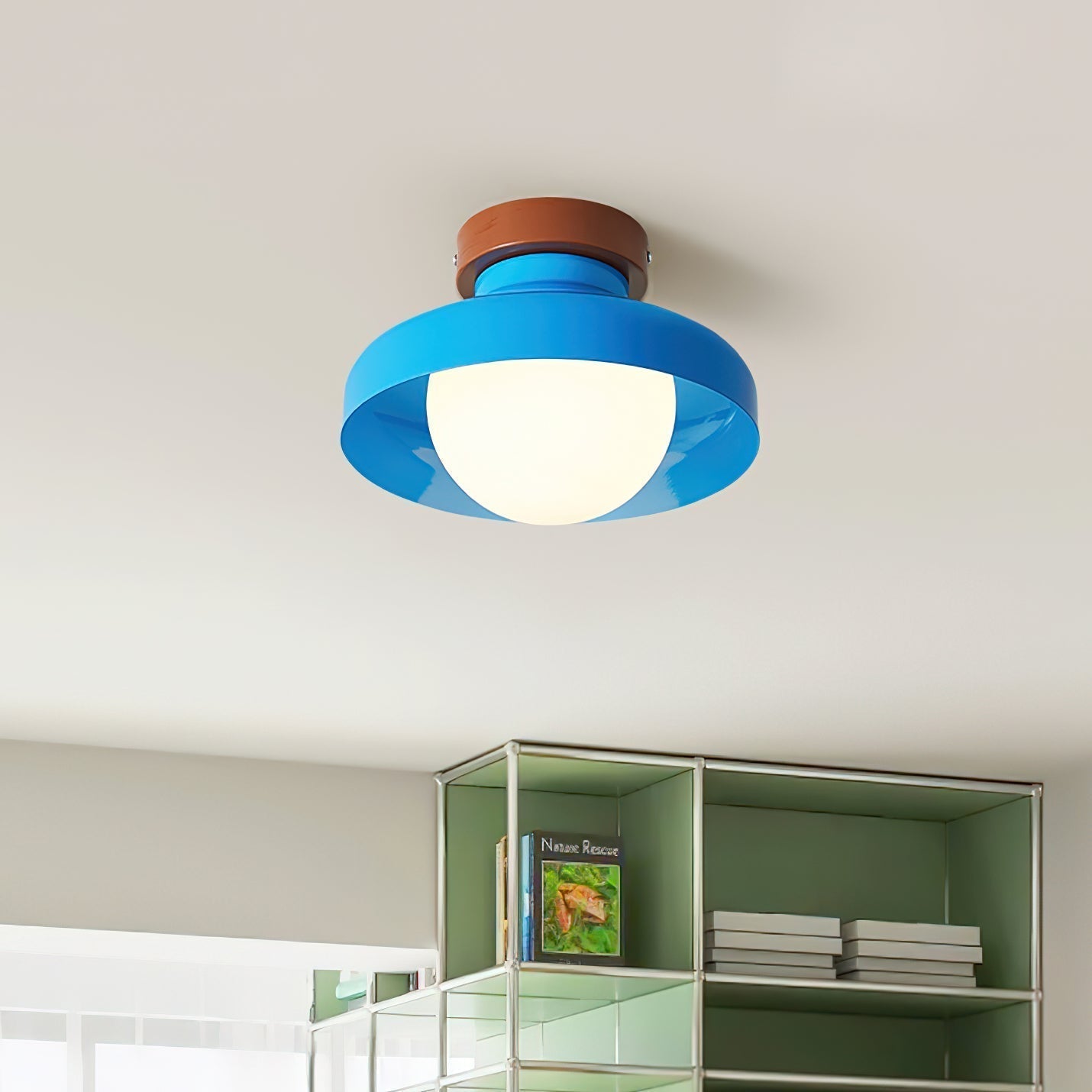 Solvane Plafonnier encastré bleu - Neutralighting