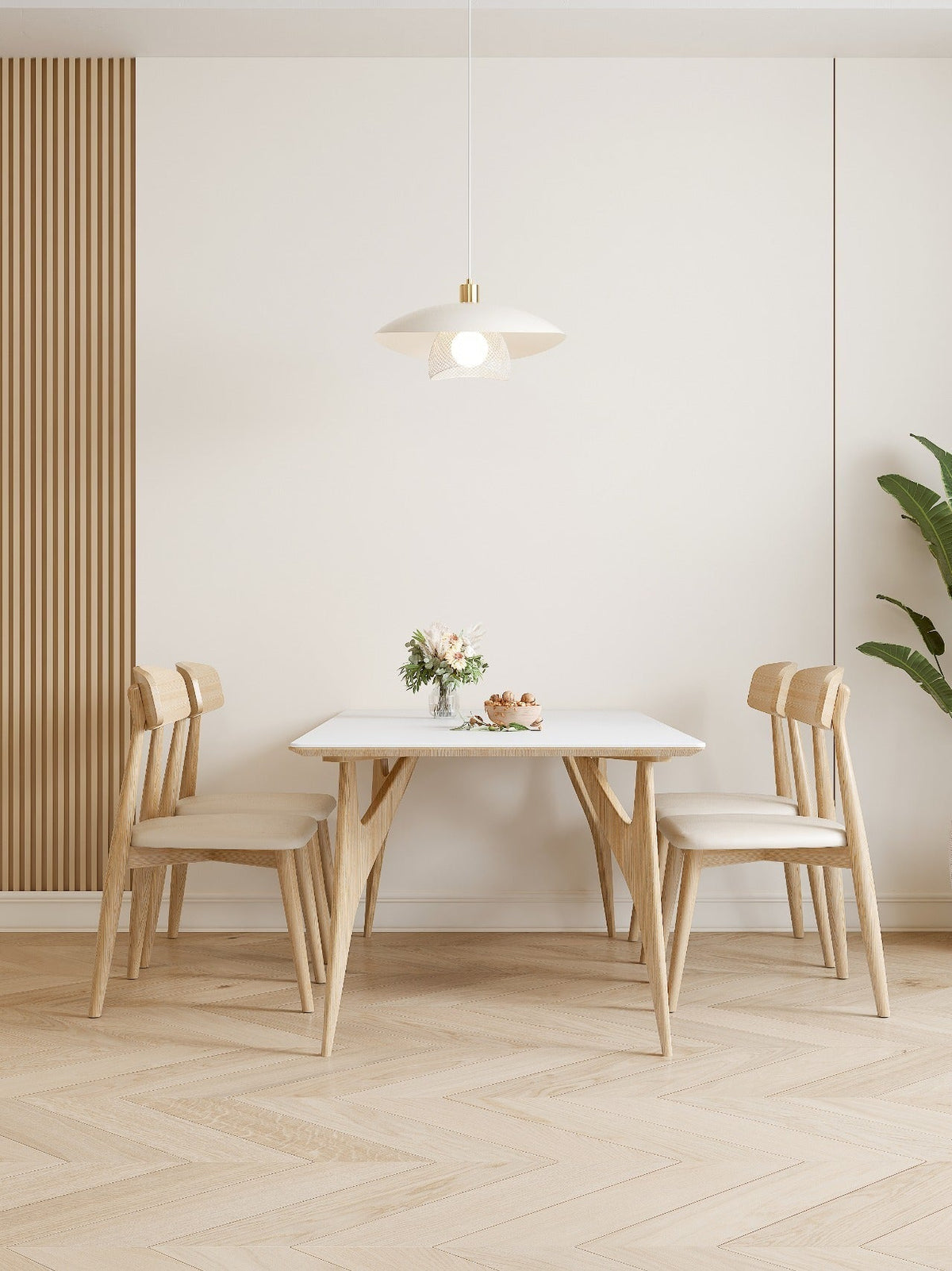 Floyd Lampe Suspendue en Métal Blanc Style Minimaliste Moderne Dynam - Neutralighting