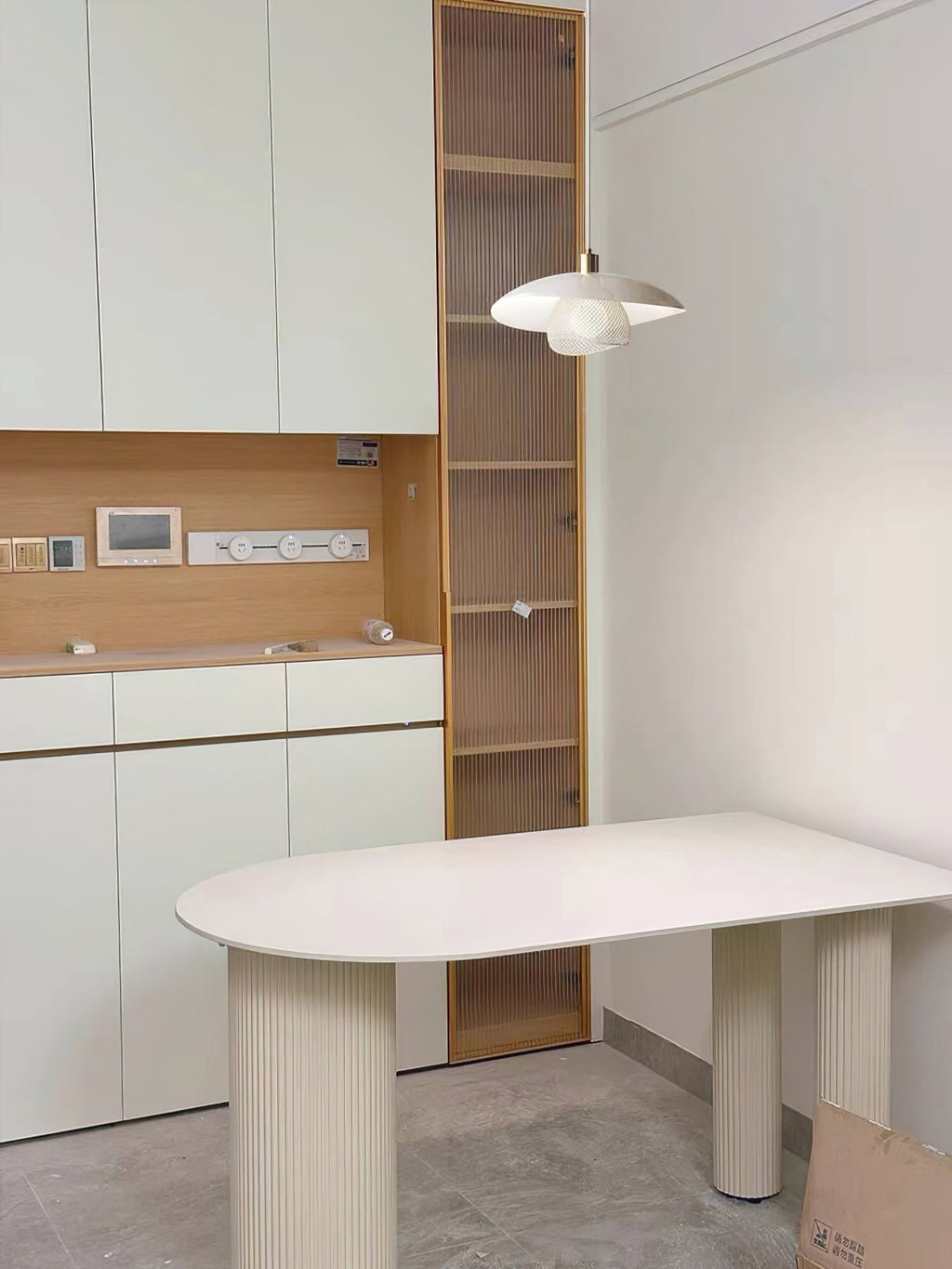 Floyd Lampe Suspendue en Métal Blanc Style Minimaliste Moderne Dynam - Neutralighting