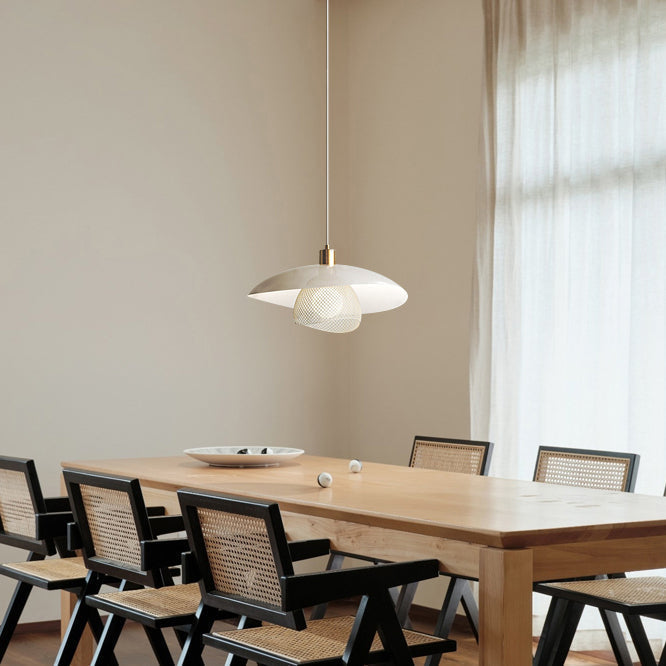 Floyd Lampe Suspendue en Métal Blanc Style Minimaliste Moderne Dynam - Neutralighting
