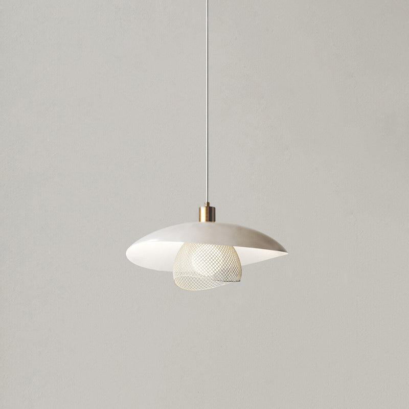 Floyd Lampe Suspendue en Métal Blanc Style Minimaliste Moderne Dynam - Neutralighting