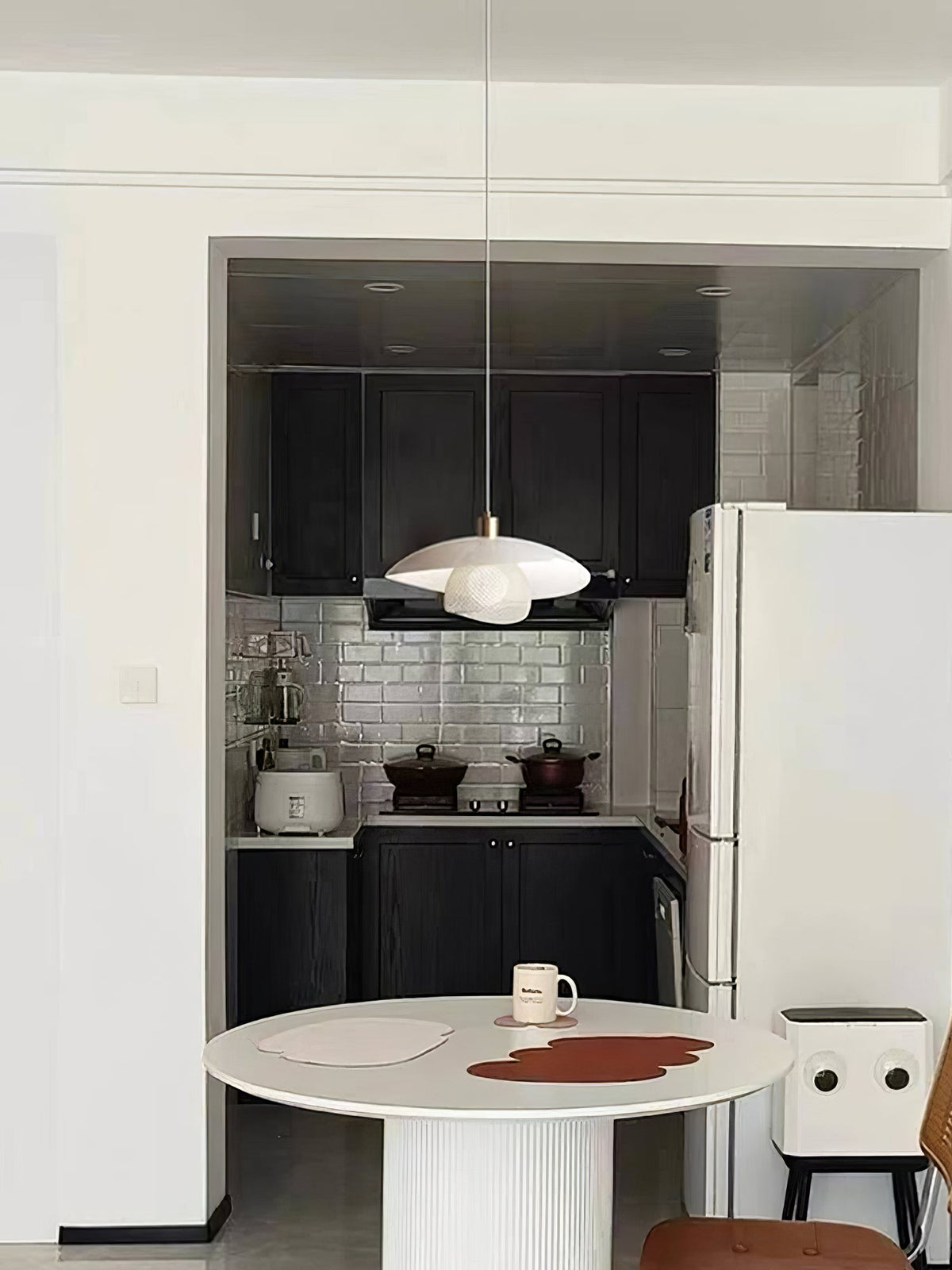 Floyd Lampe Suspendue en Métal Blanc Style Minimaliste Moderne Dynam - Neutralighting
