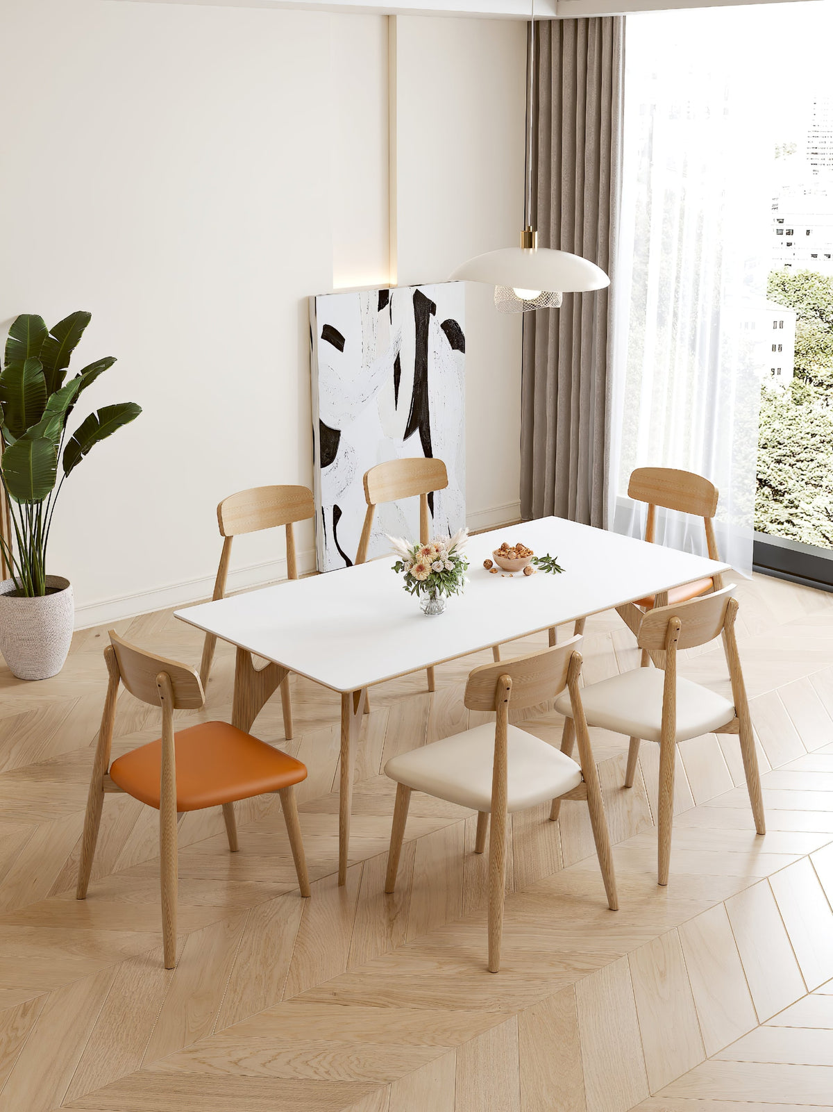 Floyd Lampe Suspendue en Métal Blanc Style Minimaliste Moderne Dynam - Neutralighting