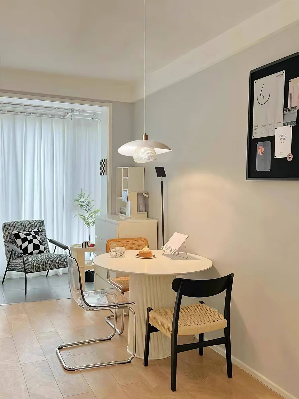 Floyd Lampe Suspendue en Métal Blanc Style Minimaliste Moderne Dynam - Neutralighting