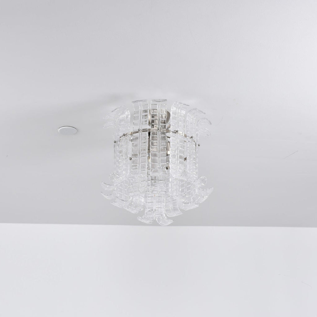 Aurora Lampe de Plafond en Verre de Murano Clair - Neutralighting