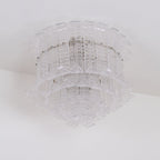 Aurora Lampe de Plafond en Verre de Murano Clair - Neutralighting