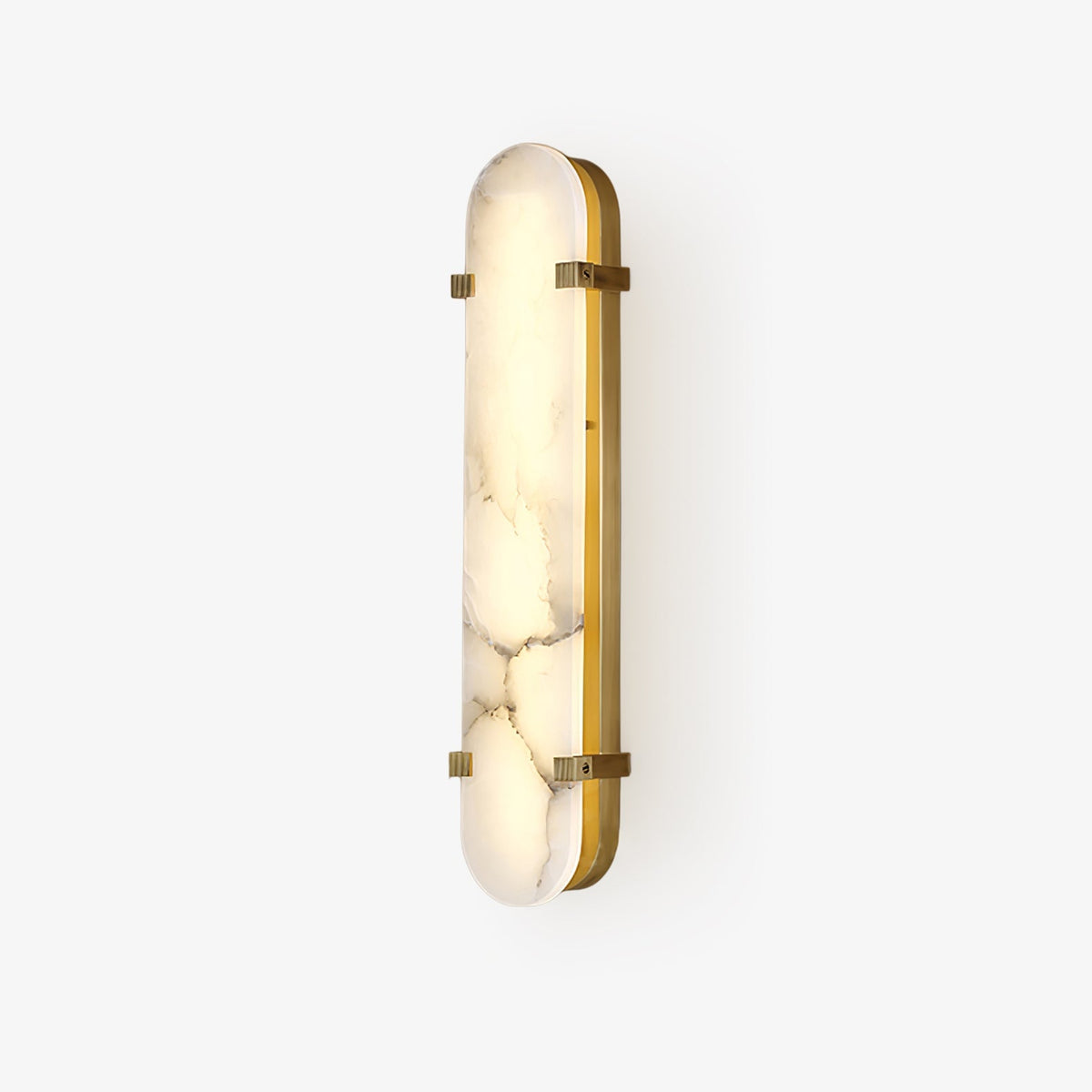 Lunaris Applique Murale Ovale Minimaliste en Albâtre - Neutralighting
