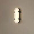 Lunaris Applique Murale Ovale Minimaliste en Albâtre - Neutralighting