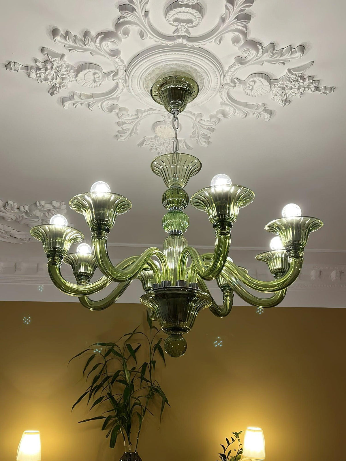 Aurora Chandelier Murano Glass Exotic - Neutralighting