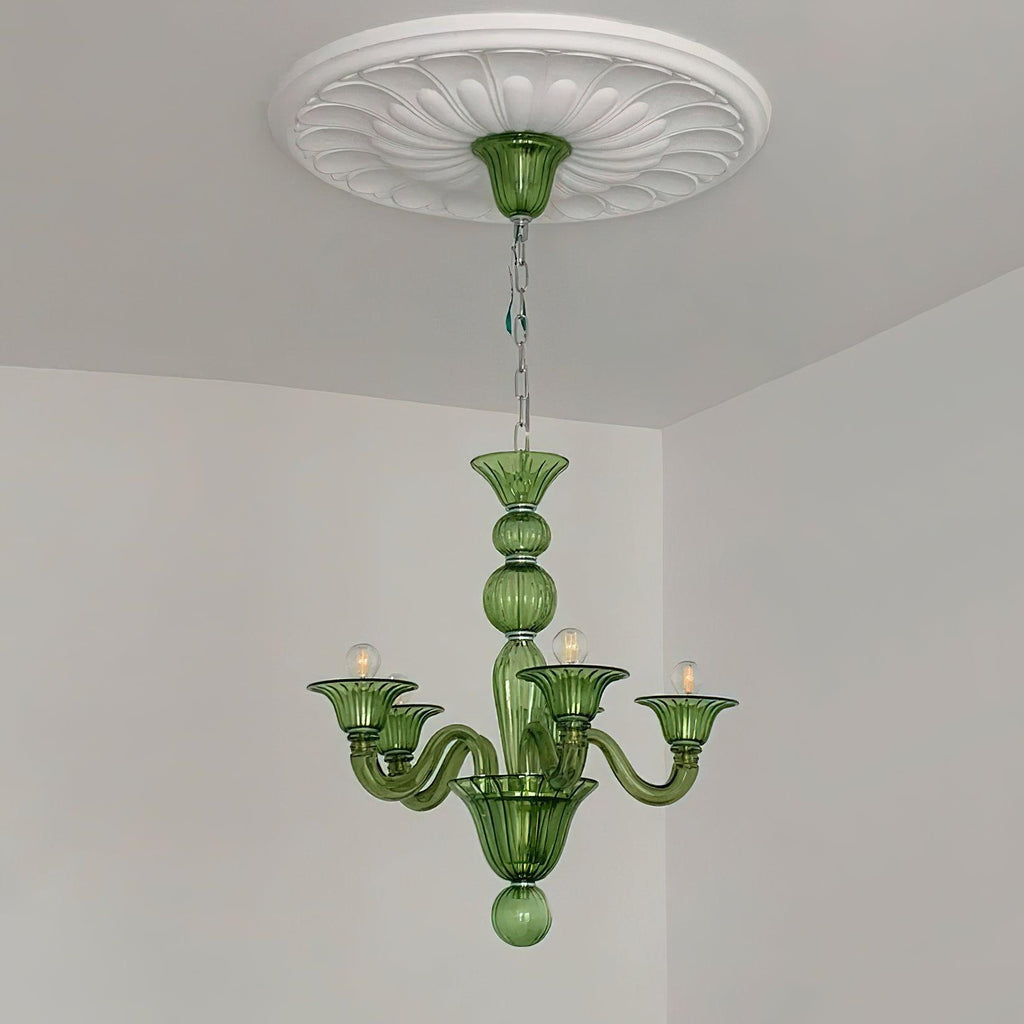 Aurora Chandelier Murano Glass Exotic - Neutralighting