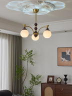 Illoros Chandelier en Bois Élégance Traditionnelle - Neutralighting