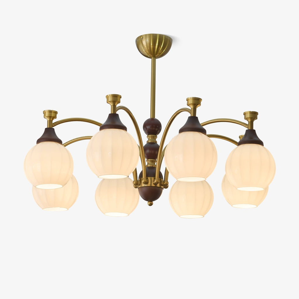 Illoros Chandelier en Bois Élégance Traditionnelle - Neutralighting