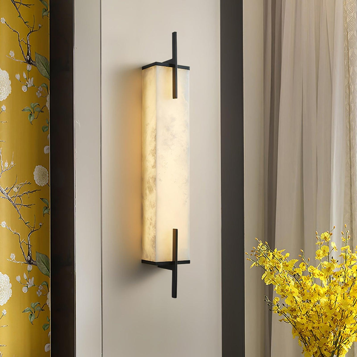 Aurcarir Applique Murale Rectangulaire en Albâtre - Neutralighting