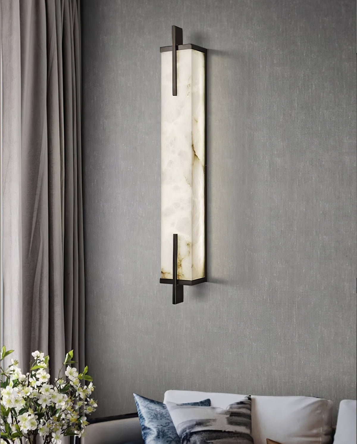 Aurcarir Applique Murale Rectangulaire en Albâtre - Neutralighting