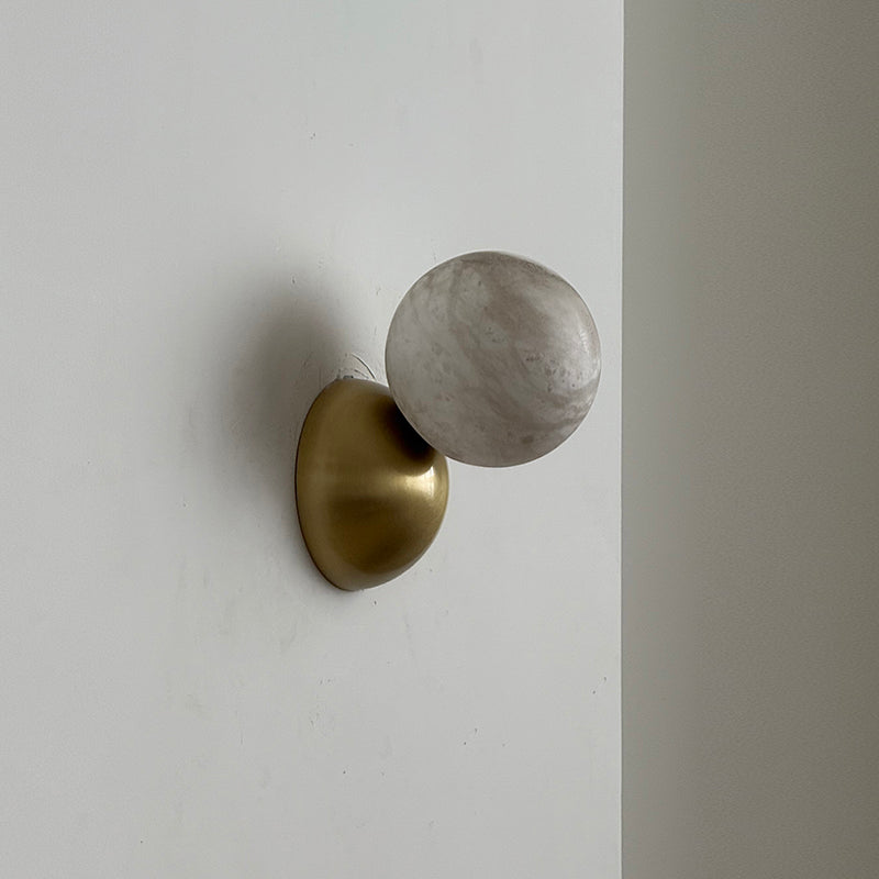 Arca Lampe Murale en Marbre et Métal Style Minimaliste Moderne Eclipse - Neutralighting