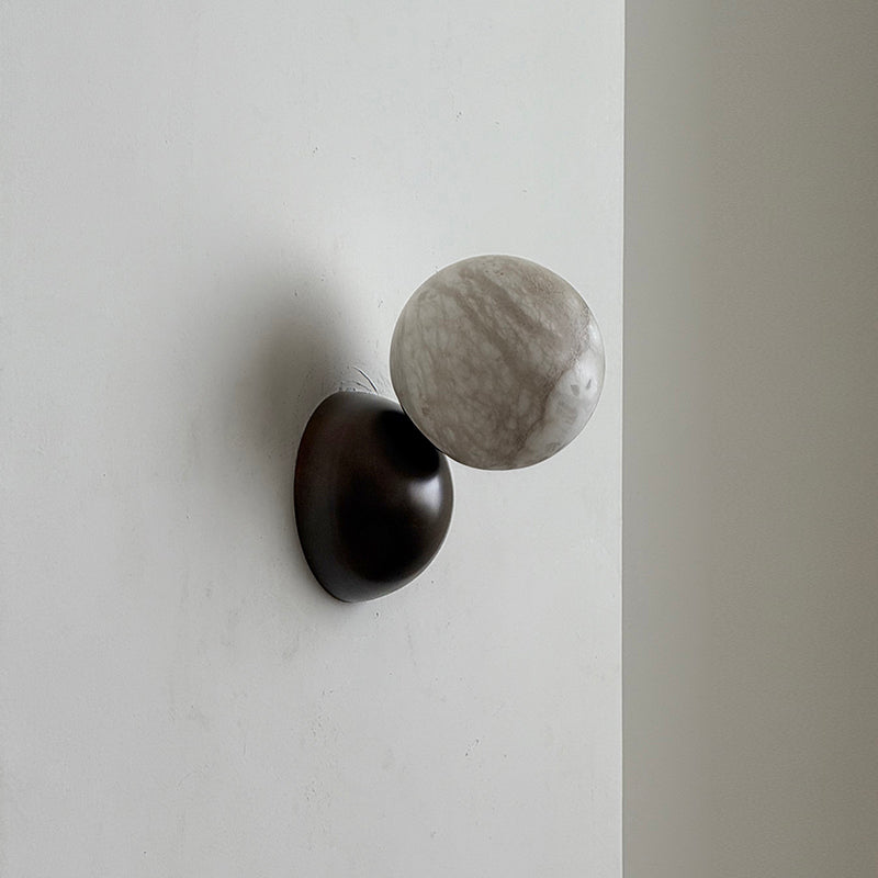 Arca Lampe Murale en Marbre et Métal Style Minimaliste Moderne Eclipse - Neutralighting