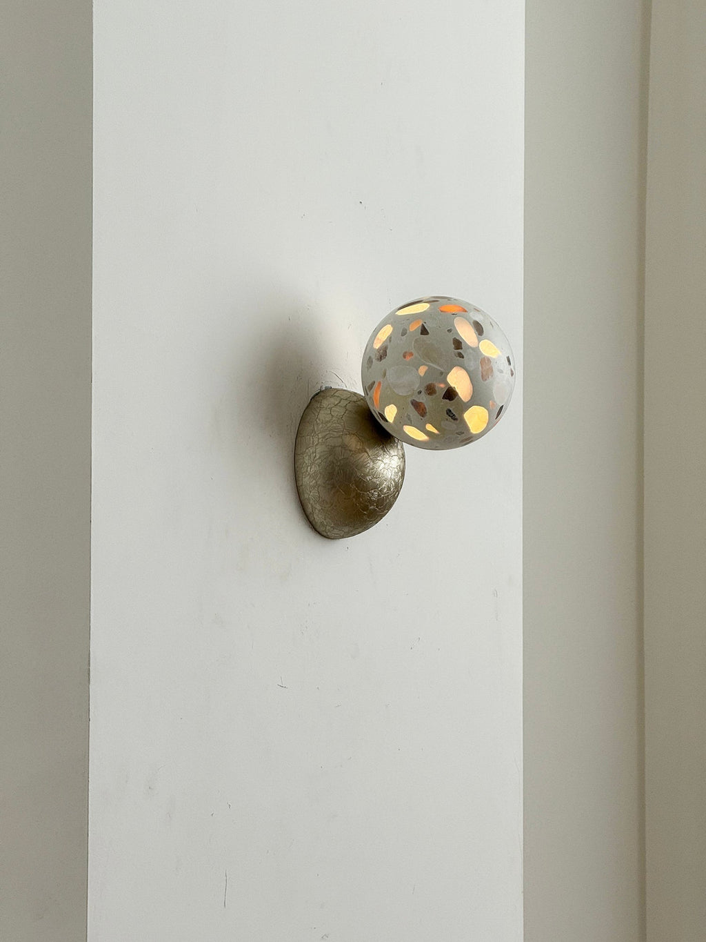 Arca Lampe Murale en Marbre et Métal Style Minimaliste Moderne Eclipse - Neutralighting