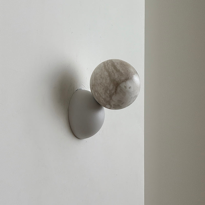 Arca Lampe Murale en Marbre et Métal Style Minimaliste Moderne Eclipse - Neutralighting