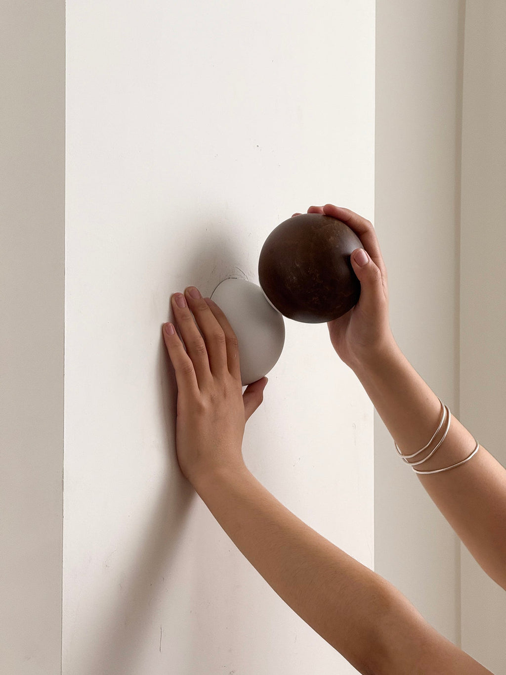 Arca Lampe Murale en Marbre et Métal Style Minimaliste Moderne Eclipse - Neutralighting