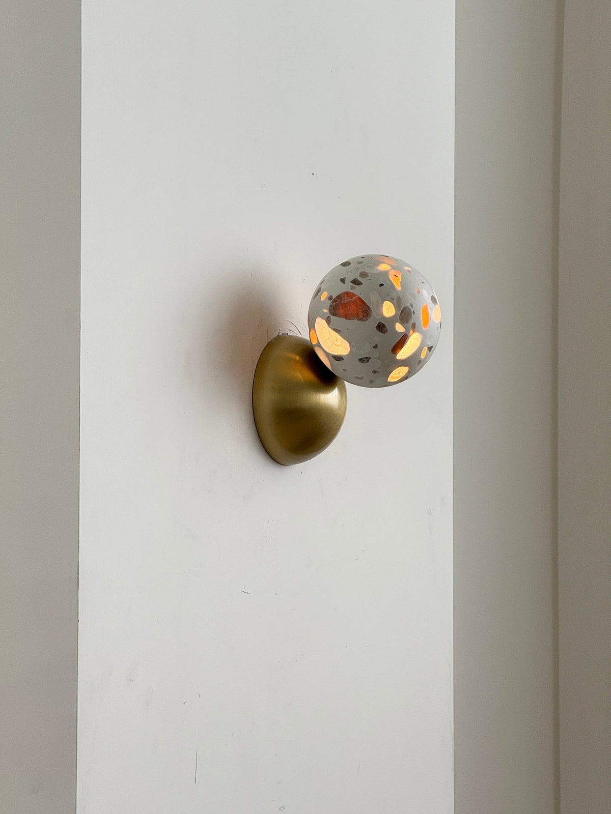 Arca Lampe Murale en Marbre et Métal Style Minimaliste Moderne Eclipse - Neutralighting